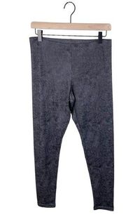 New York and Company Streetwear Leggings Casual Pants Grey Black Size Medium
