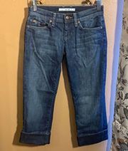 Joe’s Jeans  Socialite Kicker Crop Size 24