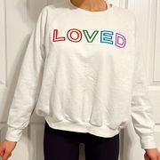 Betsey Johnson “Loved” Crewneck