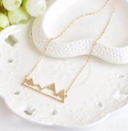 snow mountain necklace