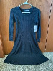 NWT JustFab Black Sweater Dress