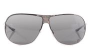 Christian Dior Crystal Rhinestone Aviator Sunglasses Silver