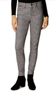 Karen Millen | Black and White Houndstooth Skinny Pants Size 6