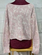 VS PINK Cropped Knit Sweater