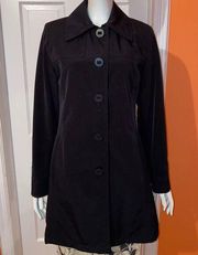 ESPRIT Black Trench Coat New with Tag