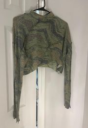 Turtleneck Sweater Camouflage