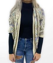 00s MUDD Vintage Cream Knit Open Front Cardigan