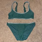 xhilaration green 2 piece Bikini swimsuit