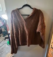 Brown  Sweater