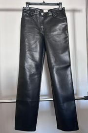 Wilfred Black Leather Pants 