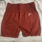 Red Vital Seamless Shorts