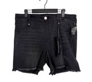 NWT Liverpool Gia Glider Pull On Denim Shorts in Cranston Plus 16W 5" Inseam