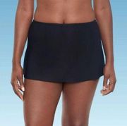 NWT, Slimming control solid swim, bikini skirt, Dreamsuit by Miracle Brands