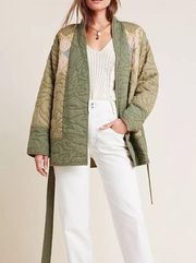 HTF Anthropologie Quilted Patchwork Jacket