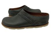 Chaco Women's Size 6 Harper Slide Castlerock Gray Leather Clogs Slip On