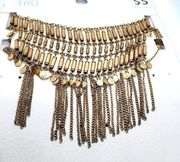 NWT Time & Tru Boho Gypsy Gold Necklace