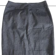 HALOGEN Grey Straight / Pencil Skirt Women's Size 10