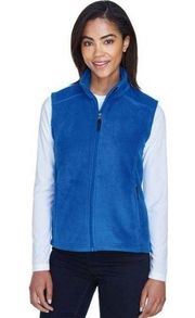 Ash City Vest Core 365 Ladies Journey True Royal Blue Fleece Vest Size Large NEW