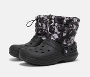 Crocs CLASSIC LINED NEO PUFF TIE DYE BOOT