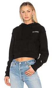 Hard Crop Hoodie in Jet Black ( XS ) SOLD OUT ONLINE