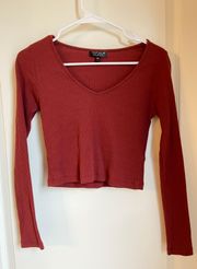 Long Sleeve Crop Top