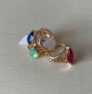 NWT Francesca’s Christina Multicolored ring set