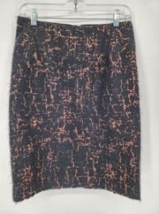 Donna Karan Collection Black Wool Blend Skirt Women's Size 4