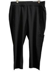 NWT Chico’s Zenergy Neema Black Pull On Crop Pant Size 12/L Style 570198056