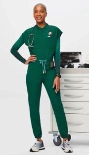 Green  Scrub Jumpsuit