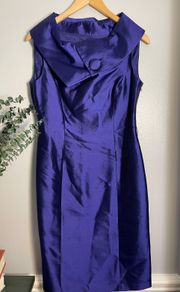 Arthur S. Levine Cocktail Royal Blue dress