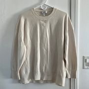 COS silk cotton Crewneck Sz M