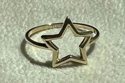 14k solid Gold Star Ring | Estrella Ring | Valentine Ring | Birthday Gift | Real Gold | Tehrani Jewelry | Minimal Jewelry | Gold Jewelry |