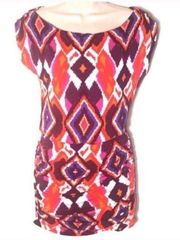 bebe aztec ruched stretchy mini dre…