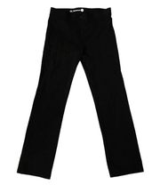 Betabrand Black Office work pant Hybrid straight leg Yoga pant leggings P medium