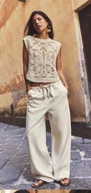 ZARA Soft Wide Leg Pants