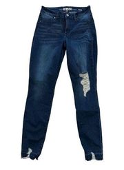 REWASH Mid Rise Dark Wash Skinny Jeans Size 3/26