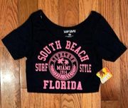 South beach Crop top