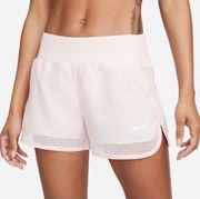 Nike Women’s Dri-Fit Crew Running Shorts Light Pink