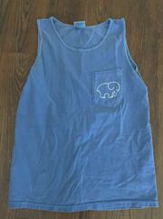 Periwinkle/Watermelon Tank Size Small!