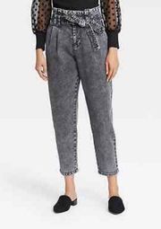 WhoWhatWear Black Acid Wash