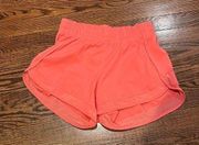 Athleta  Hot Pink Mesh Racer Run Short 4” Running Shorts