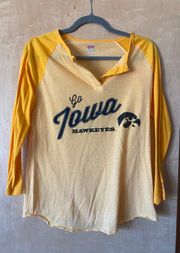 Hawkeyes Baseball Tee