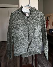 Green Sherpa Pullover