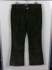 Eddie Bauer Bootcut Green Corduroy Jeans
