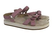 Earth Origins Lilac Sylt Saba Leather Sandals Size 10