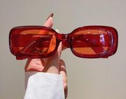 Retro Red Sunglasses