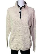 Women’s Victoria’s Secret PINK Cream Sherpa Pullover