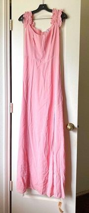 Dress Gimlet Off-Shoulder Maxi Bridesmaid Wedding Carnation 6 NWT