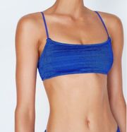 NWT - Mica Balearic Bikini Top Blue Resort Beach Summer Lake Ocean Swim