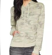 Camo Boyfriend Zip Hoodie - Women’s Medium